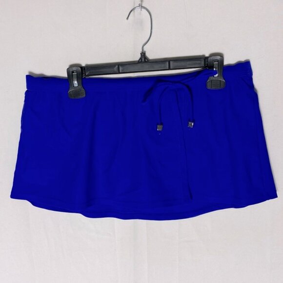 5/$25 George Blue Swim Skirt Bikini Bottom L - Picture 12 of 12